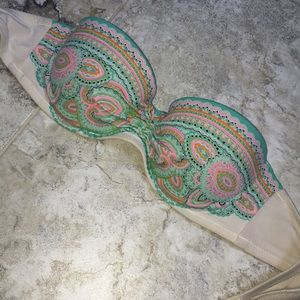 Victoria Secret Turqouise Bandeau Top